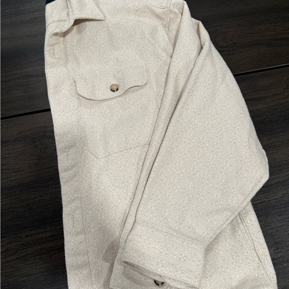 Men’s Abercrombie & Fitch Beige Casual Button Down Shirt XL - Picture 4 of 5